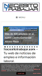 Mobile Screenshot of necesitotrabajar.com